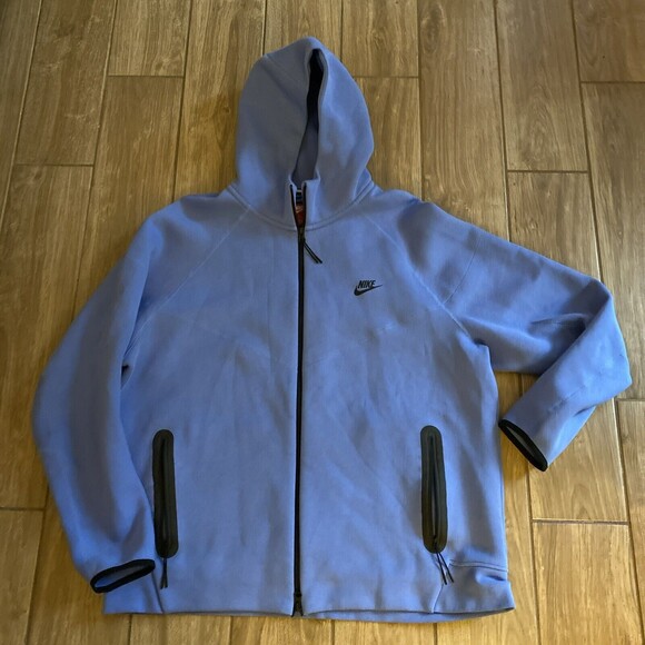Nike Sportswear Tech Fleece Windrunner Full-Zip Hoodie Polar Blue Size 2XL - Picture 1 of 8